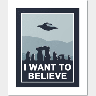 Believe in Stonehenge Posters and Art